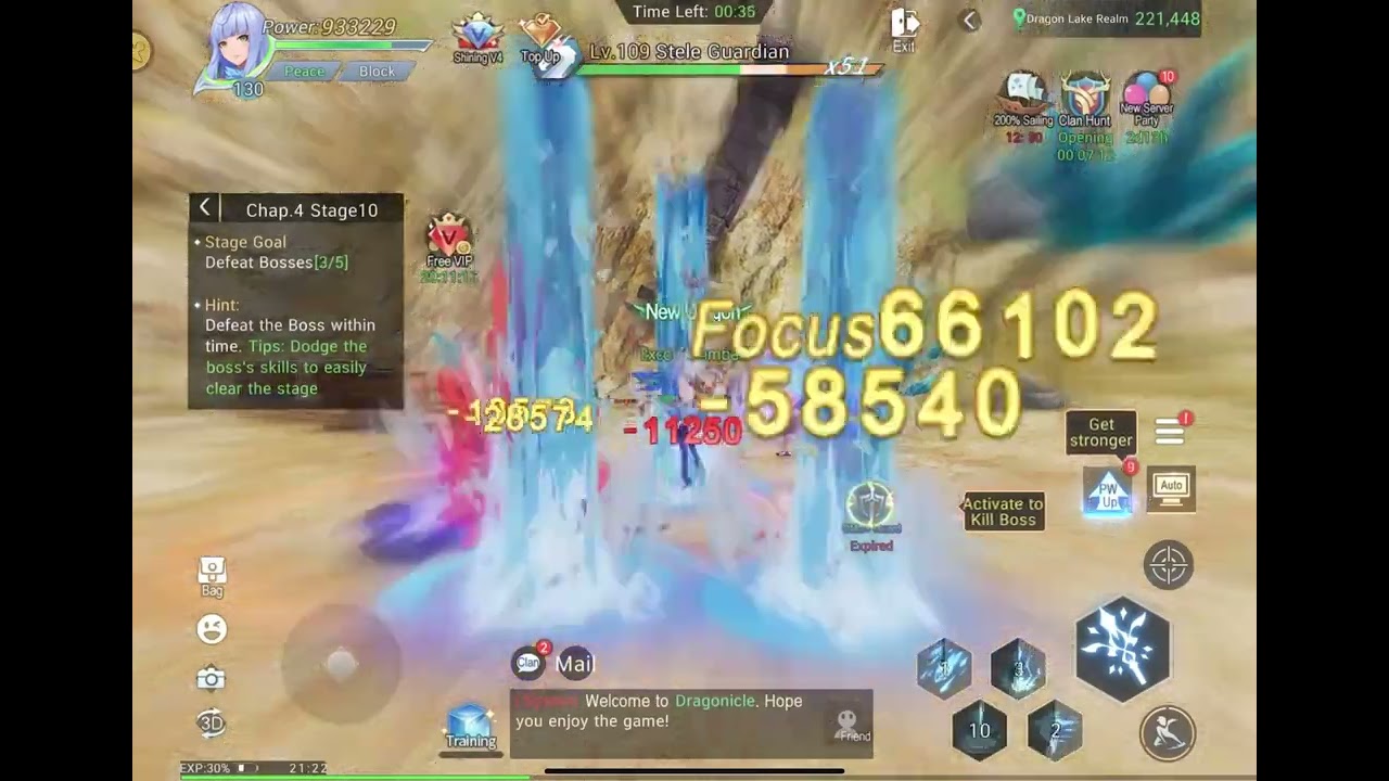 DRAGONICLE:Fantasy RPG sample fight scene