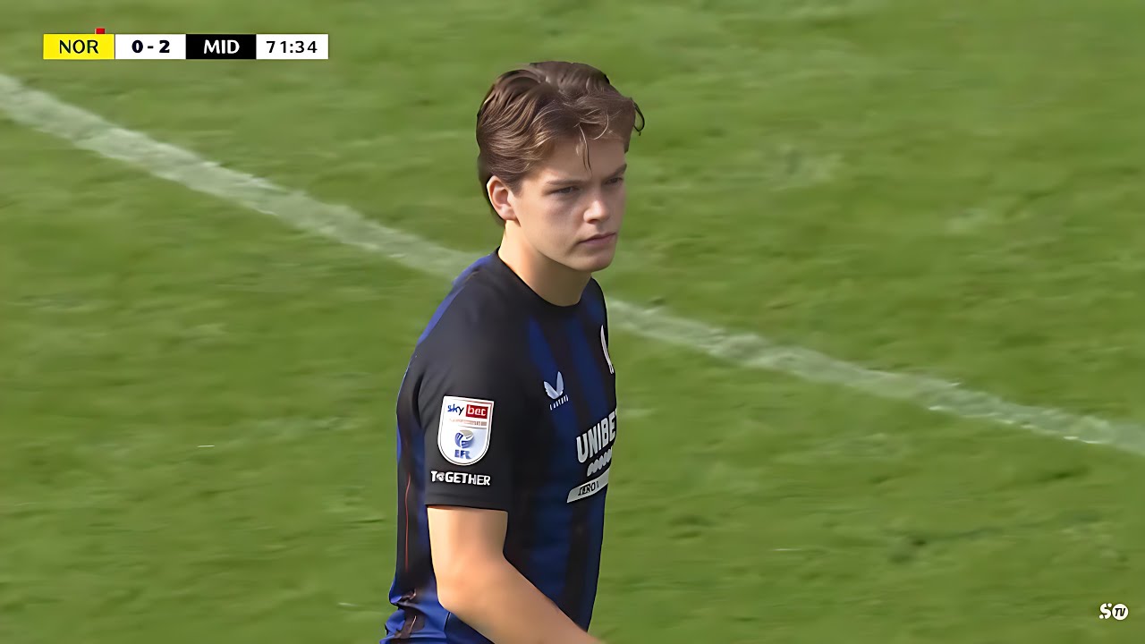 Sverre Nypan Middlesbrough Debut vs Norwich City.[28/8/205]