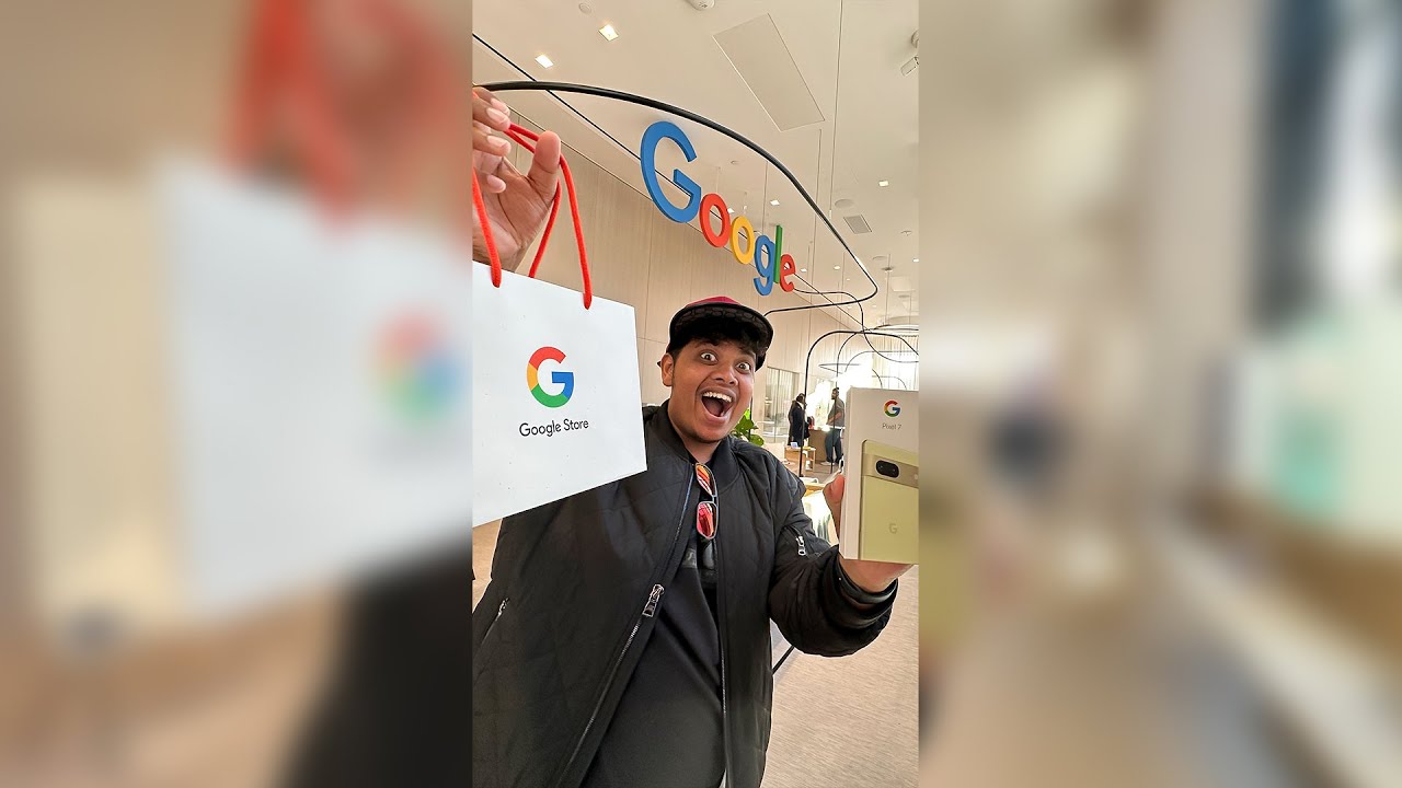Pixel 7 Shopping 🔥 | Google Store Tour ❤- Irfan's View