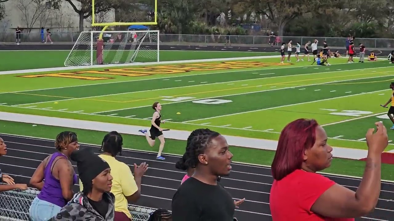 *NEW SCHOOL RECORD* Boys SMR at Manuel Griffin Fraundorfer Relays on March 7, 2026.