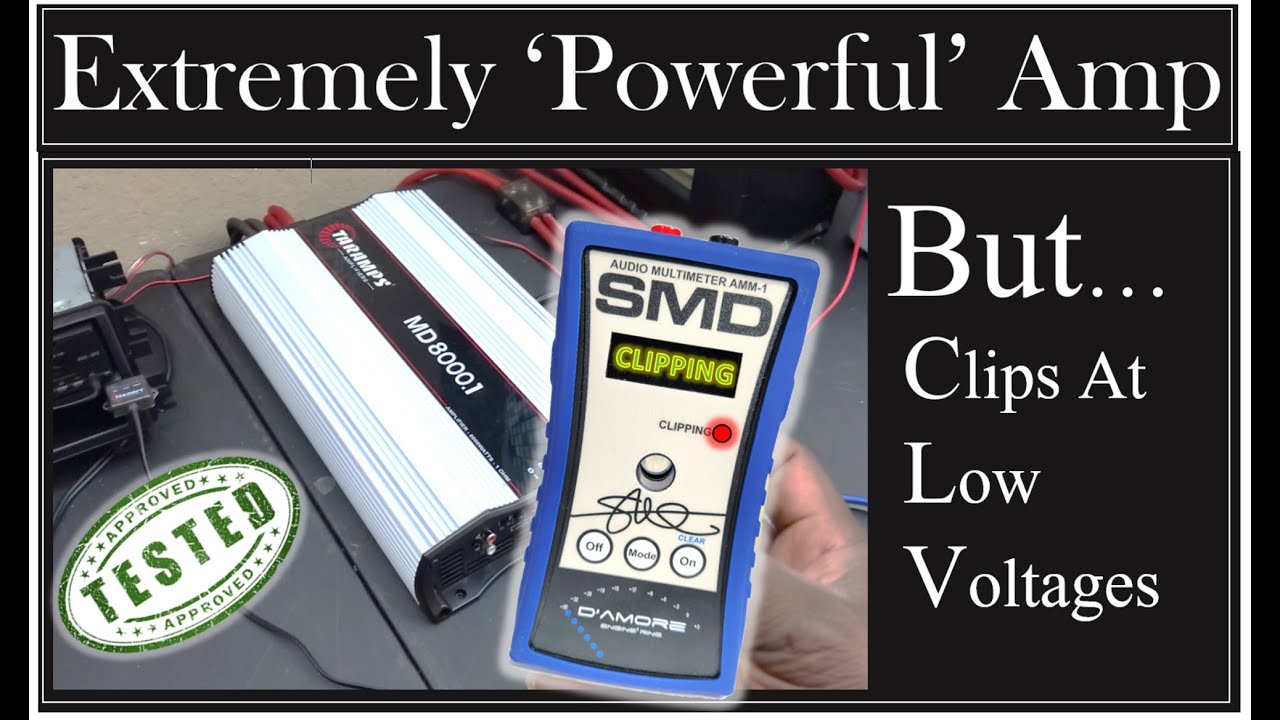 Should You Buy This Amplifier? TarAmps MD8000: 1 & 4 Ohm Testing
