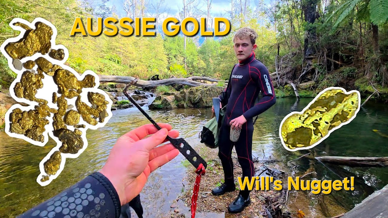 Finding Gold in Rivers: Gold Nugget Found Australia