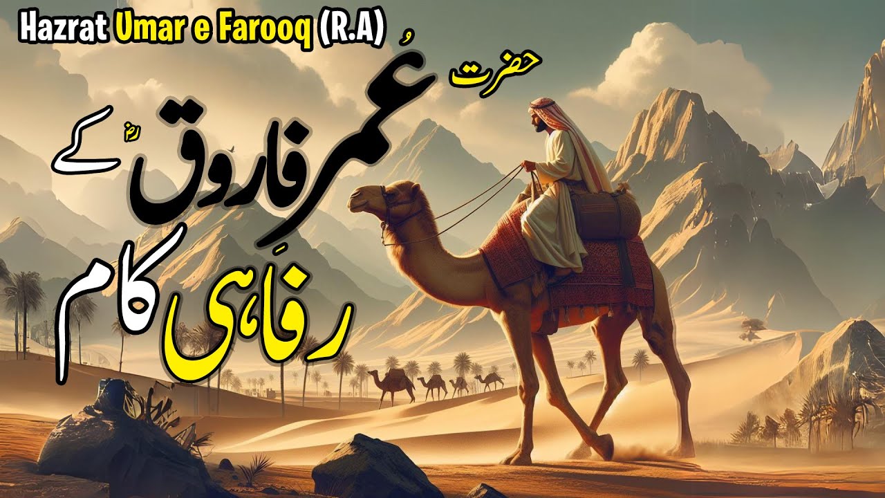 hazrat umar r.a k rifahi kaam | hazrat umar ka waqia | hazrat umar | Adab Islam | Urdu/Hindi