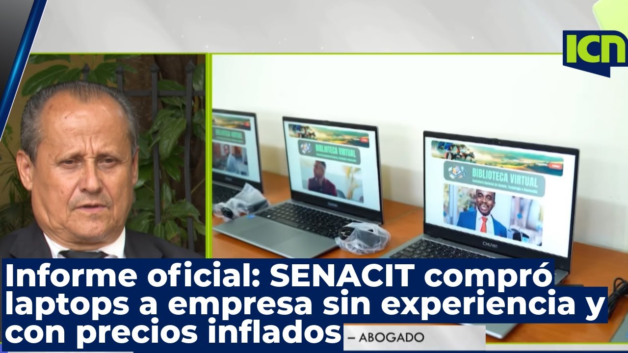 Heriberto Baquedano exige sanciones penales por irregularidades en compra de laptops