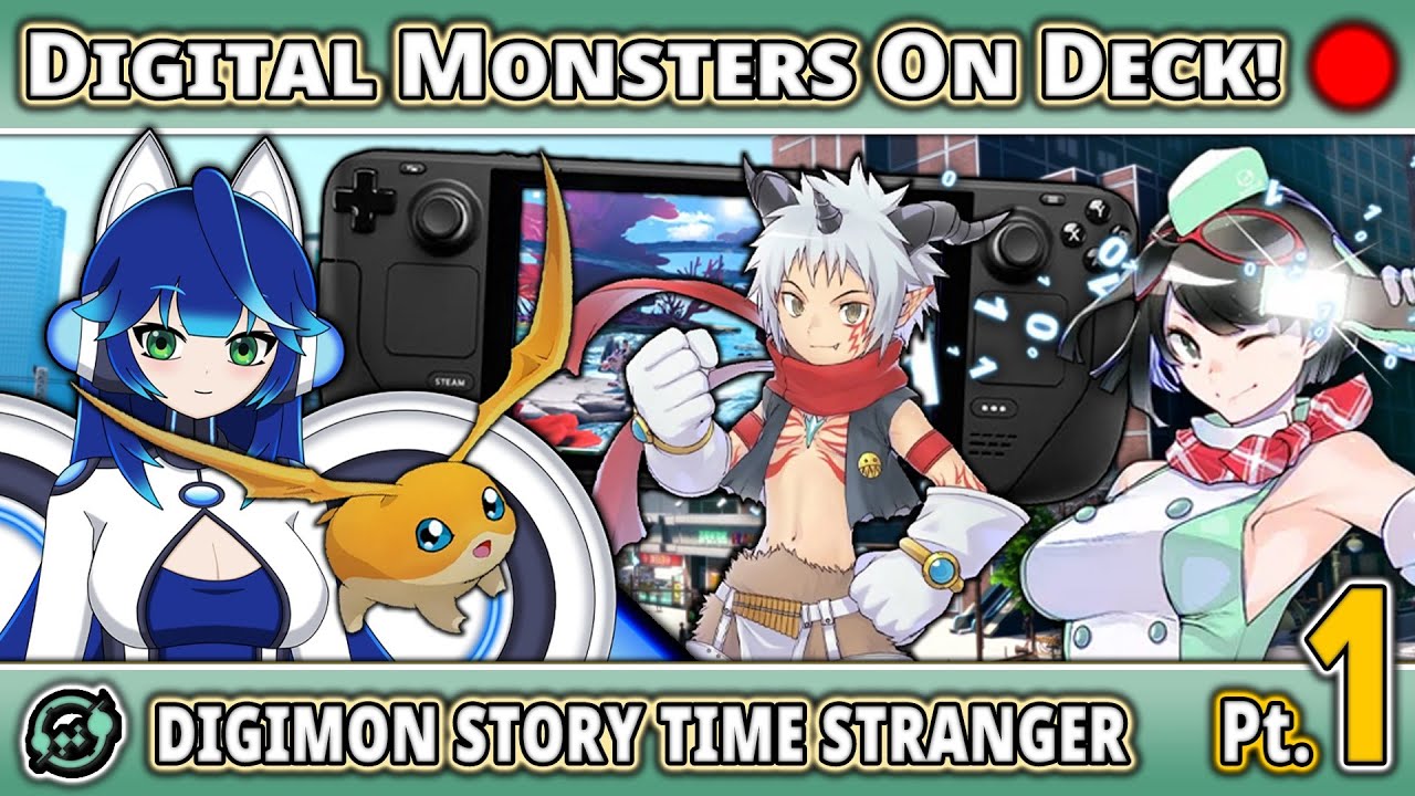 Digimon Story Time Stranger VS Steam Deck LCD Benchmark Stream! - PART 1
