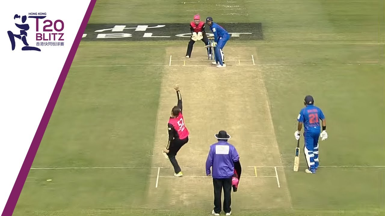 Babar Hayat smashes back to back sixes | Hong Kong T20 Blitz 2018