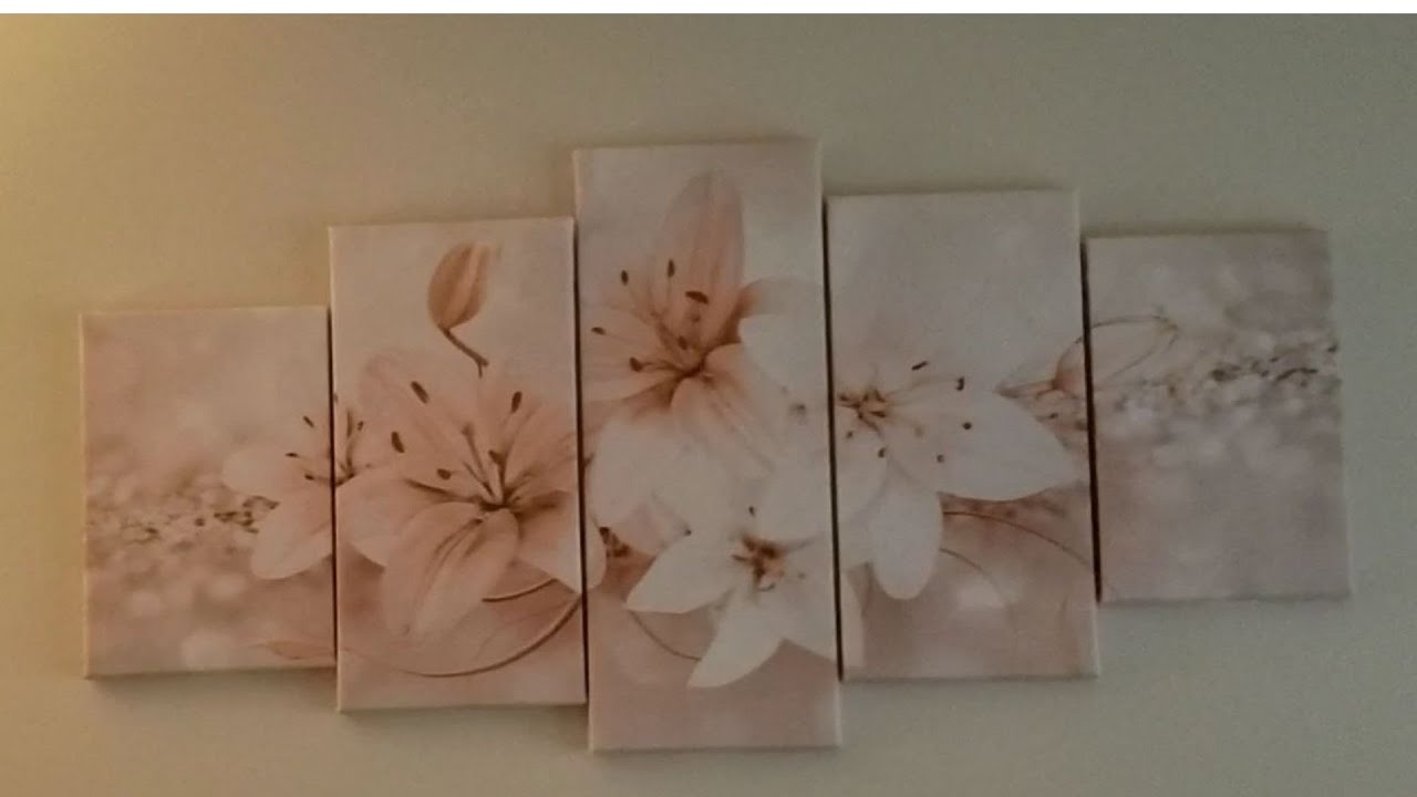 How to Hang 5 Pieces Wall Art