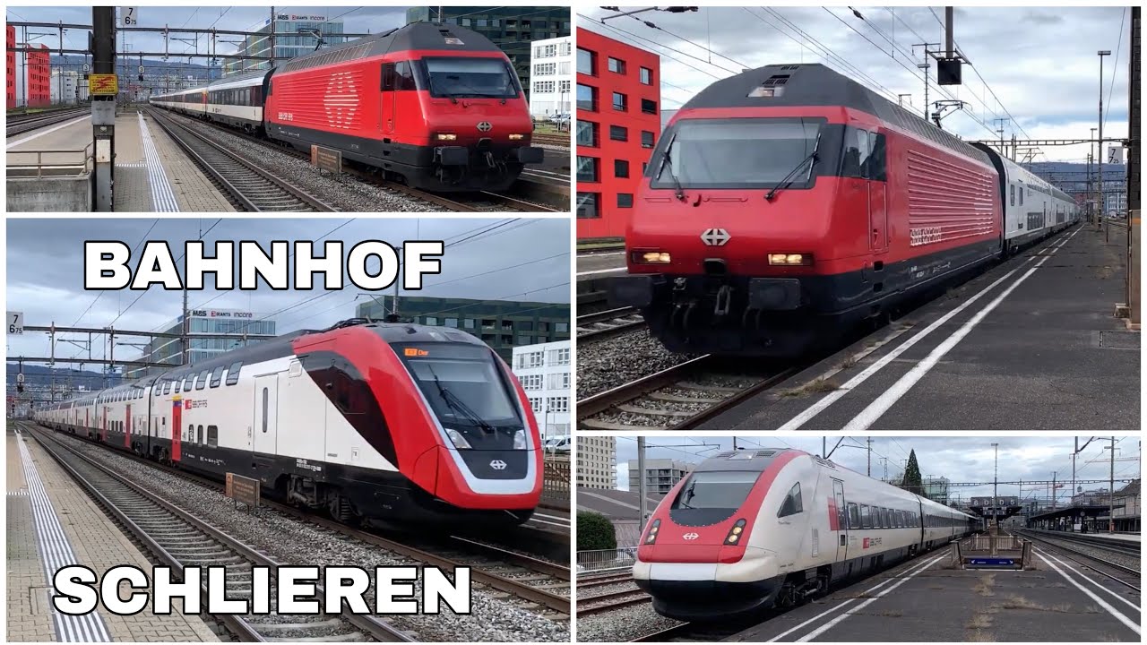 Züge beim Bahnhof Schlieren | Trains at Schlieren station (2023)