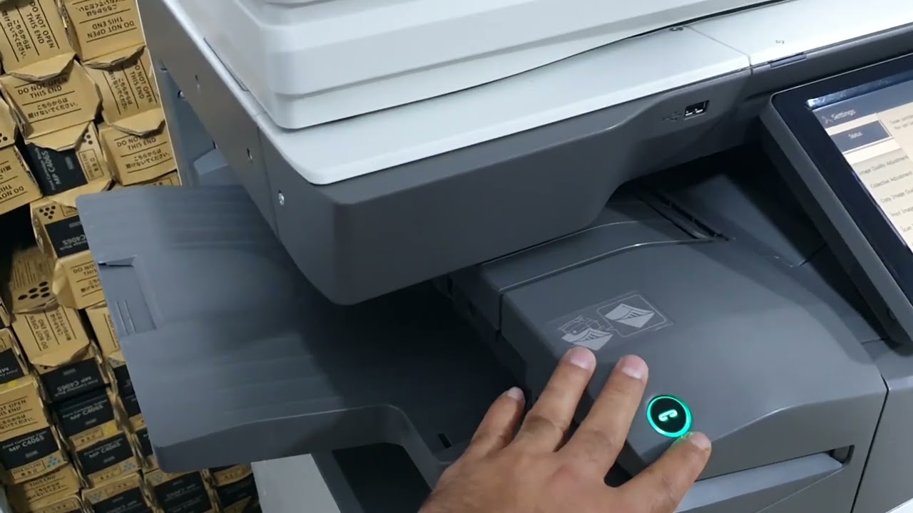 شرح تفاصيل و طريقة استخدام الطابعه SHARP MX