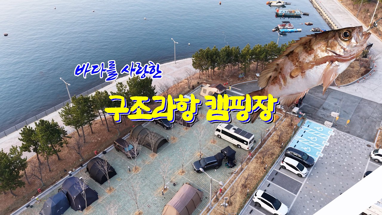 구조라항 캠핑장에서의 차박 캠핑과 꽝낚시(작년 여름 이후 재도전이지만...)