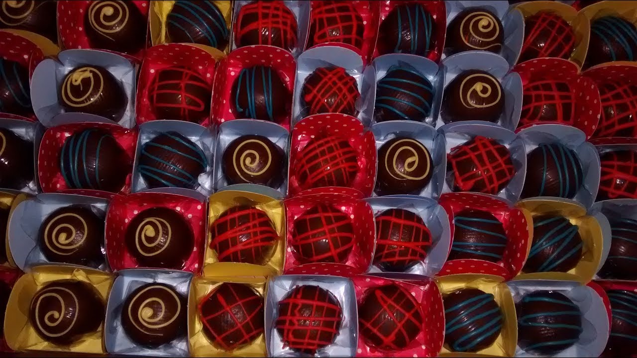 Trufas Insufladas (Bombons recheados) #mundodocedamari