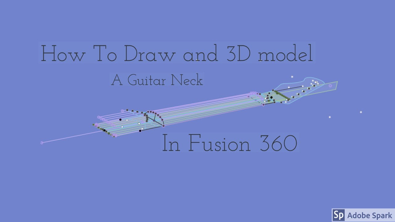 Telecaster Neck Start To finish In Fusion 360