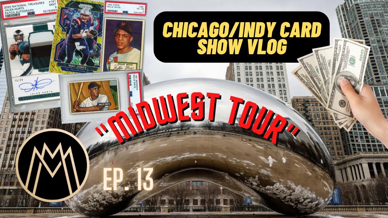 Sports Card Show Vlog | $100,000+ in deals at the Chicago and Indy Card Show | Money Mitch #cardshow