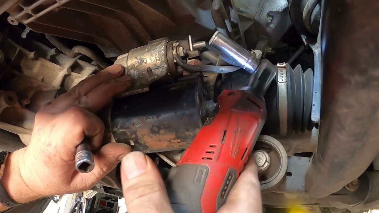 2009 Mercedes Benz GL450 Starter Removal