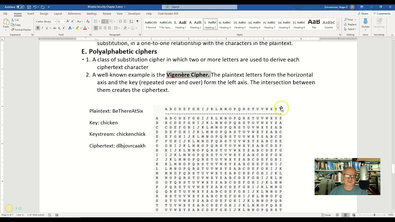 Monoalphabetic and polyalphabetic ciphers