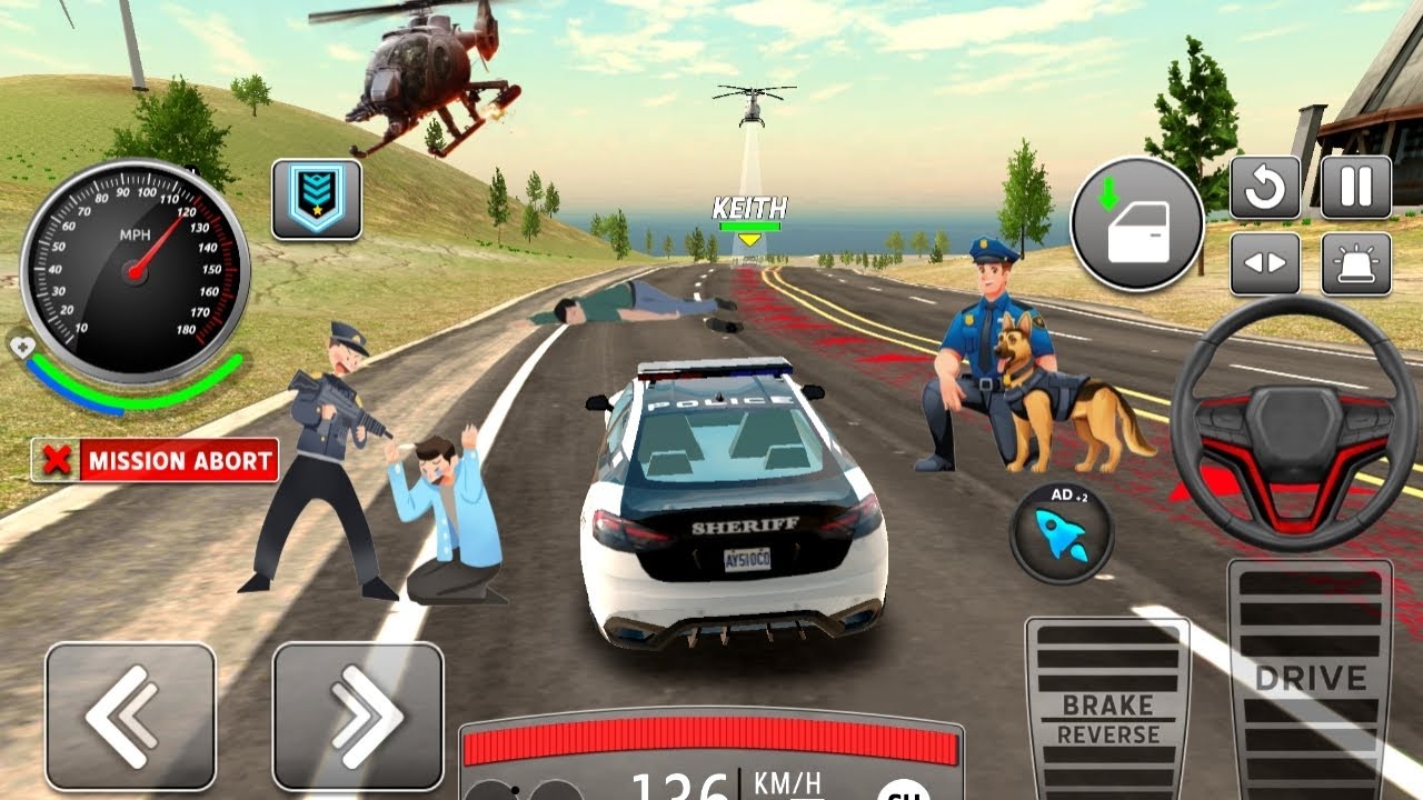 Police Car Chase Simulator 3D 🚓 | Real Cop Driving Gameplay Real Police Car Chase | Simulator 3D