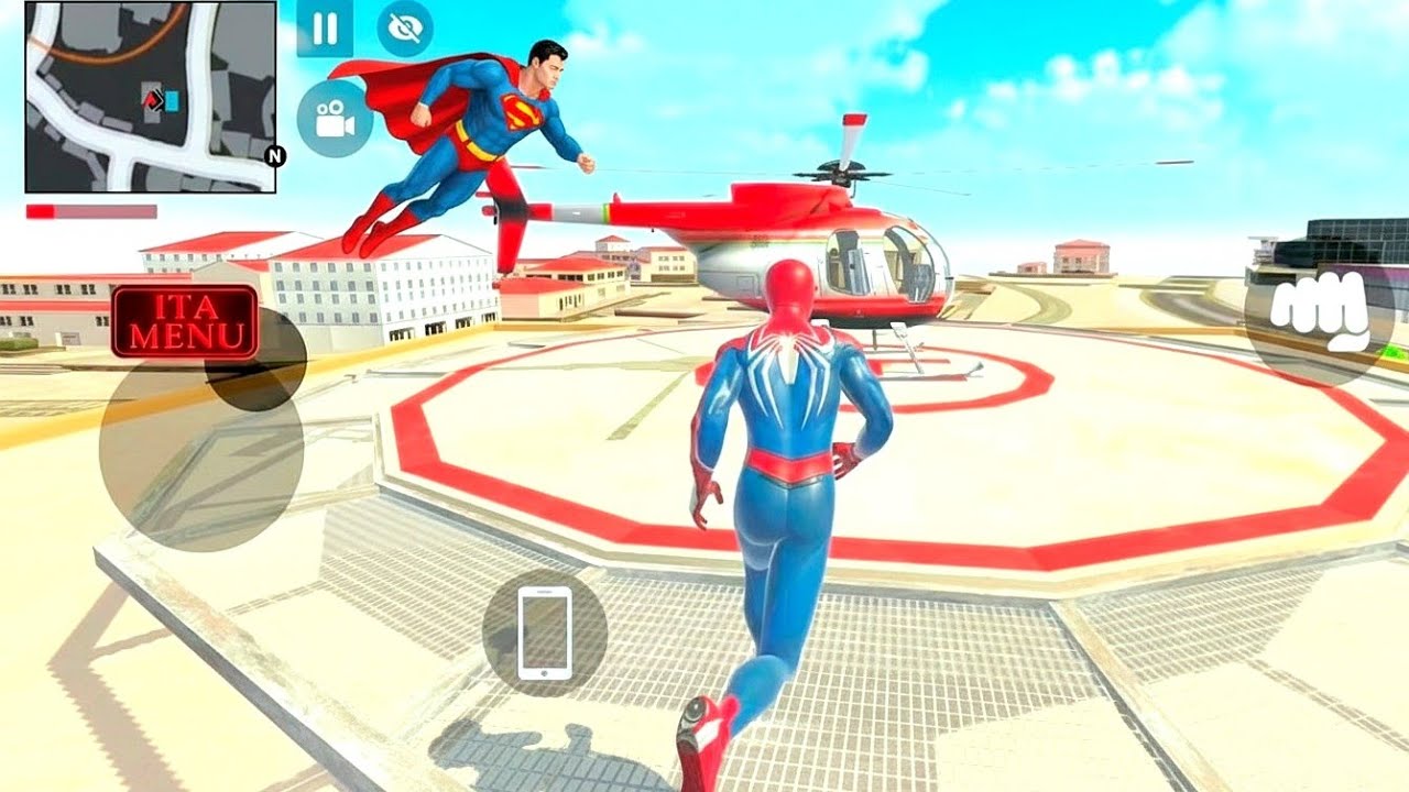 🚁🎮 Helicopter Drive Super-man or Car & Bike Driving 🚗 Indian Theft Aura Simulator 🇮🇳