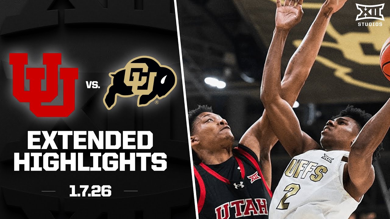 Utah vs. Colorado Extended Highlights | 2025-26 Big 12 Men's Basketball