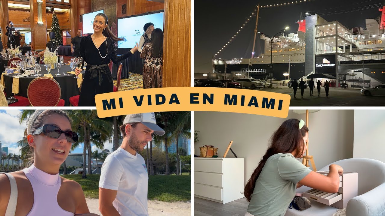 FIESTA de NAVIDAD de mi EMPRESA en el QUEEN MARY 🤩 + Últimos días en Miami ✈️ eleNYork