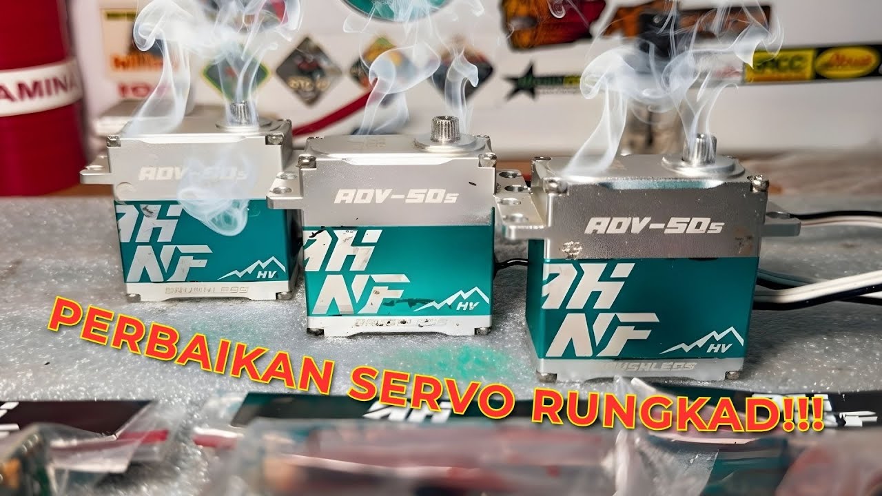 Perbaikan 3 Servo Jebol Brushless AHNF ADV-50s | RC Adventure Balikpapan, Indonesia