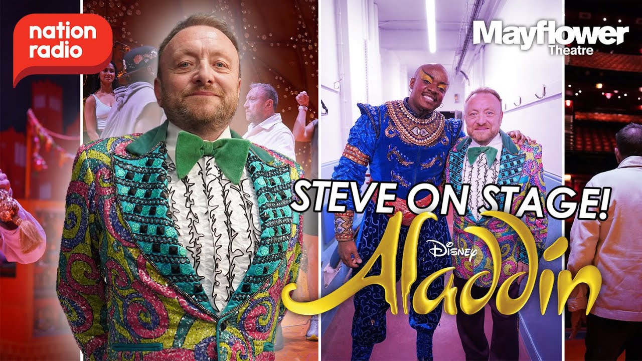Behind the Scenes of ALADDIN at Mayflower Theatre! | Nation Radio South