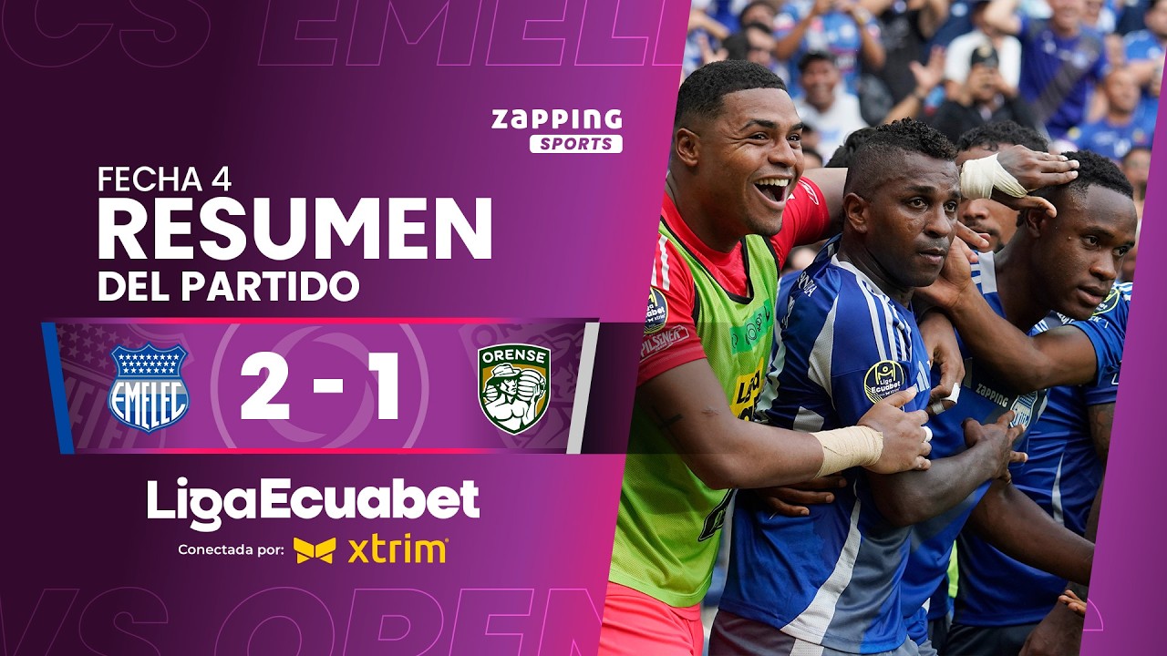 CS Emelec 2 - 1 Orense SC / Fecha 4 / Liga Ecuabet conectada por Xtrim 2026