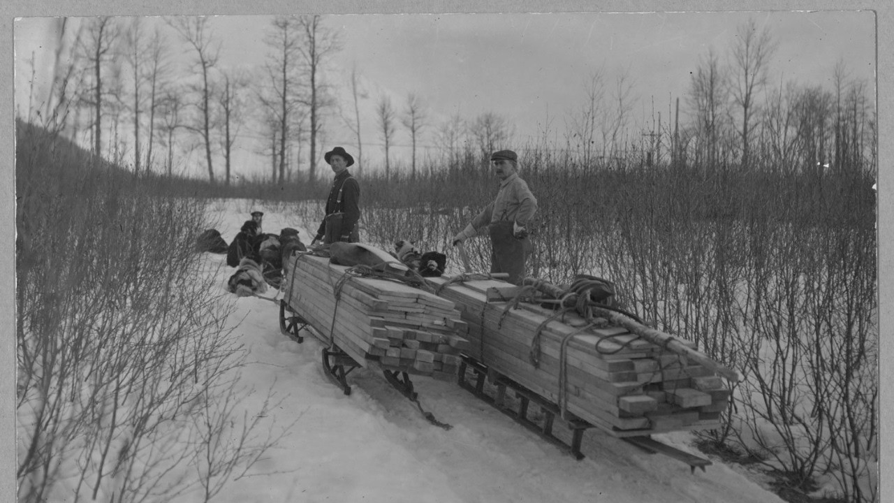 The Frozen Logging Camps Where Men Worked 16 Hours Daily