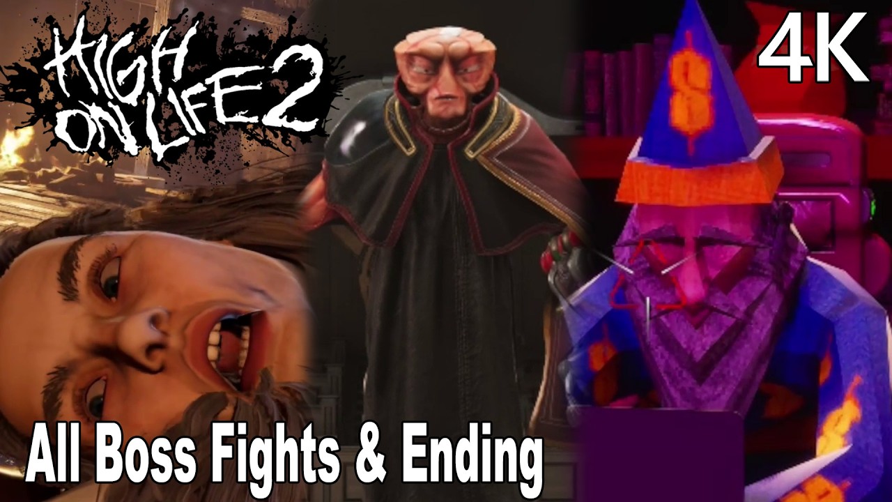 High on Life 2 All Boss Fights & Ending 4K