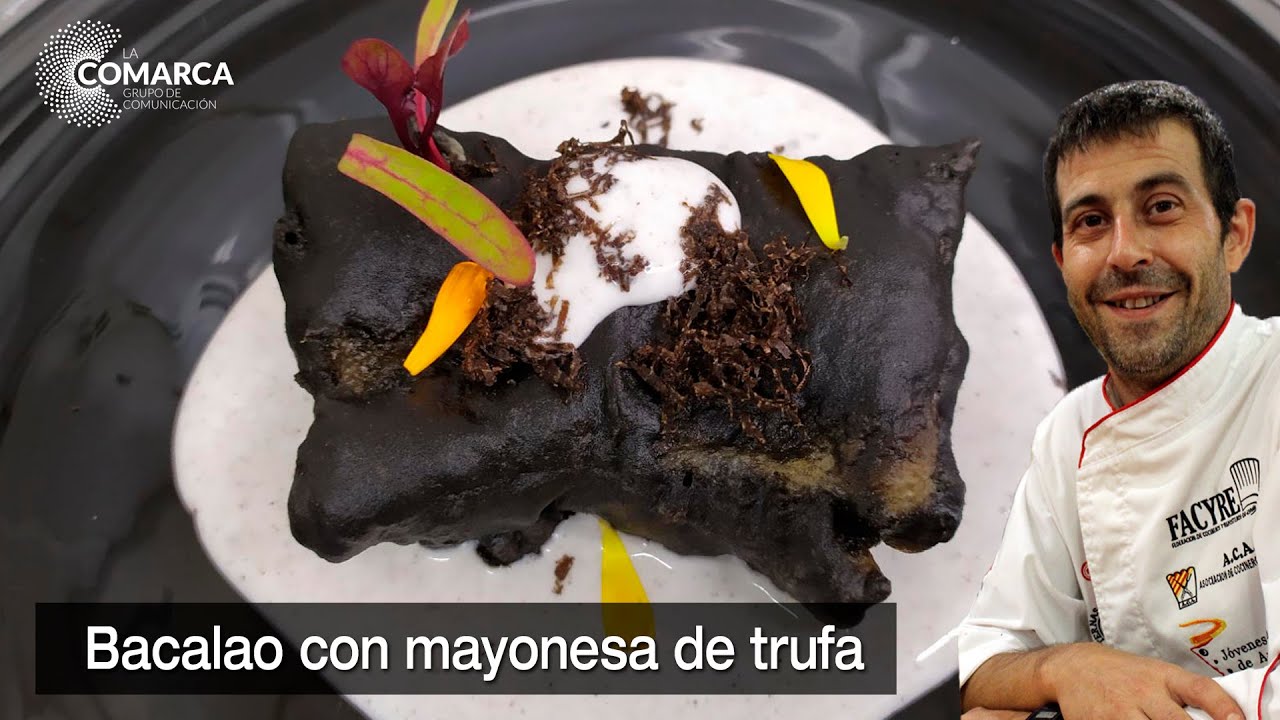 Carboncito de bacalao con mayonesa de trufa | LA COCINA de Manuel Barrau