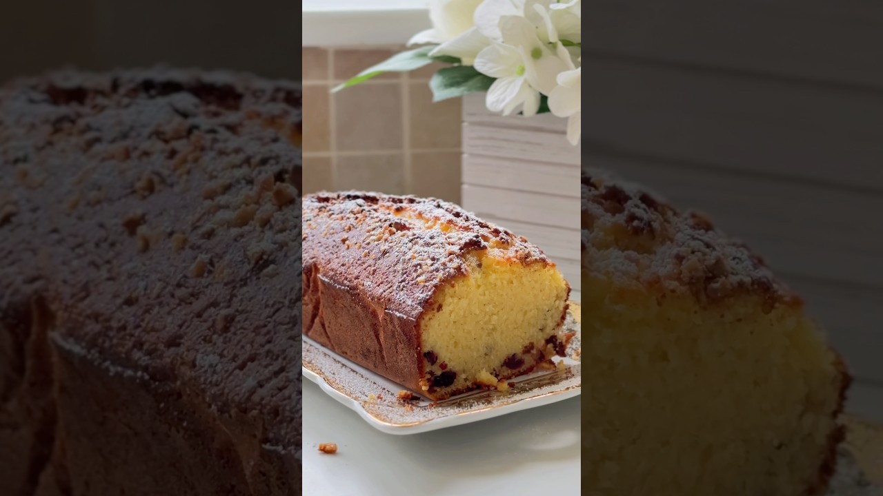 КЕКС НА КЕФИРЕ. Рецепт в комментариях ✅ #кекс #кефир #рецепты #recipe #food #десерты #выпечка #еда