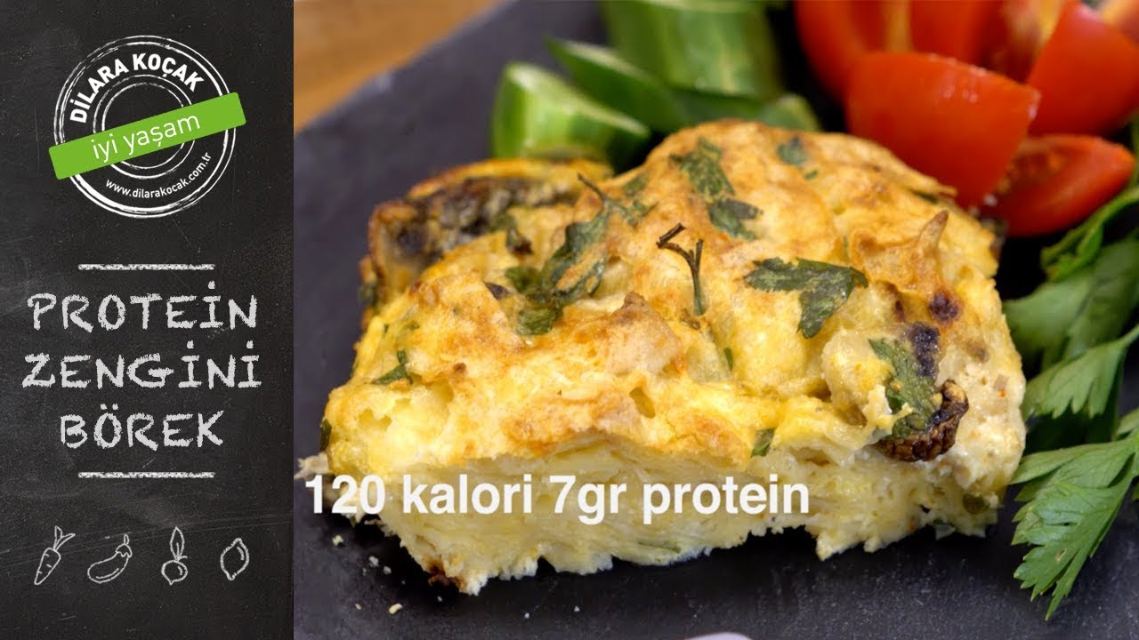 Protein Zengini Diyet Börek | Dilara Koçak | Afiyetle Diyet