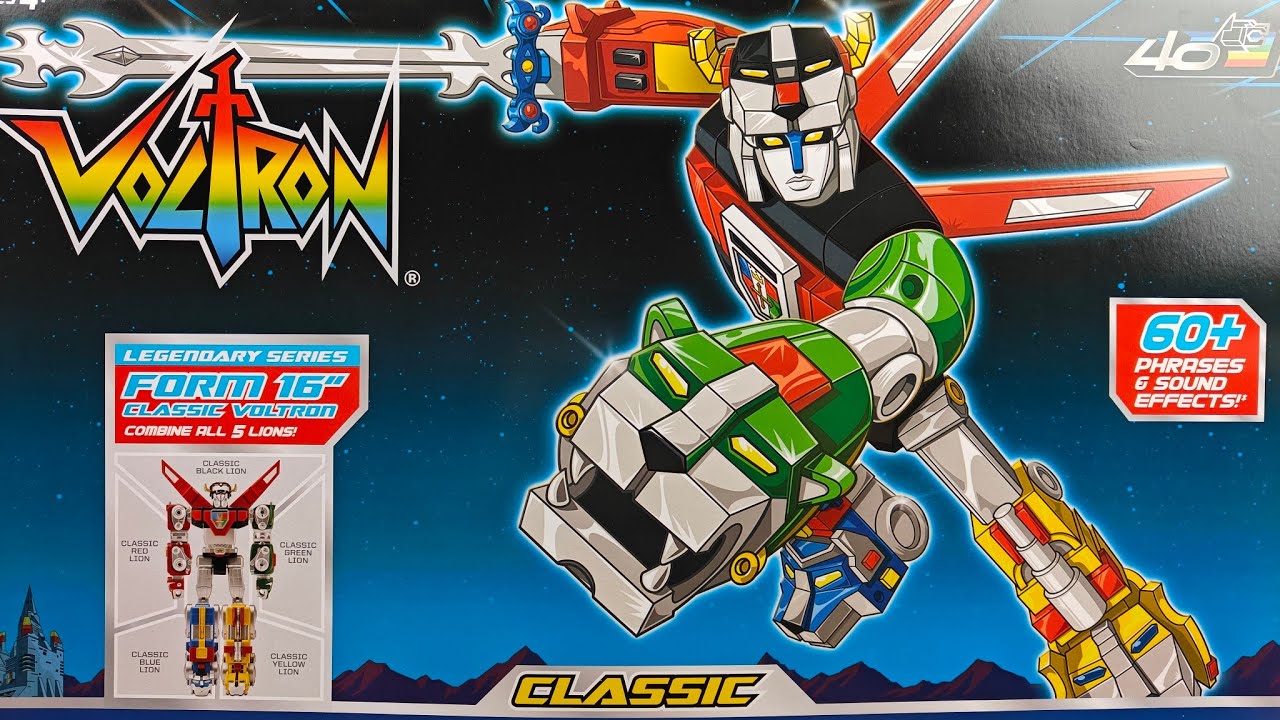 The Playmates 40th Anniversary Classics Voltron Box Set Review