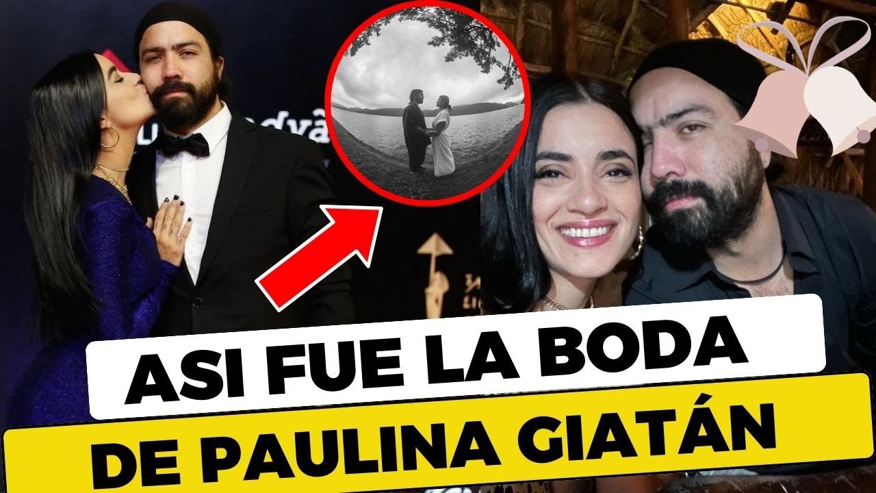 🥳Paulina Gaitán comparte la primera foto de su boda en la playa, así fue su vestido de novia😱💍
