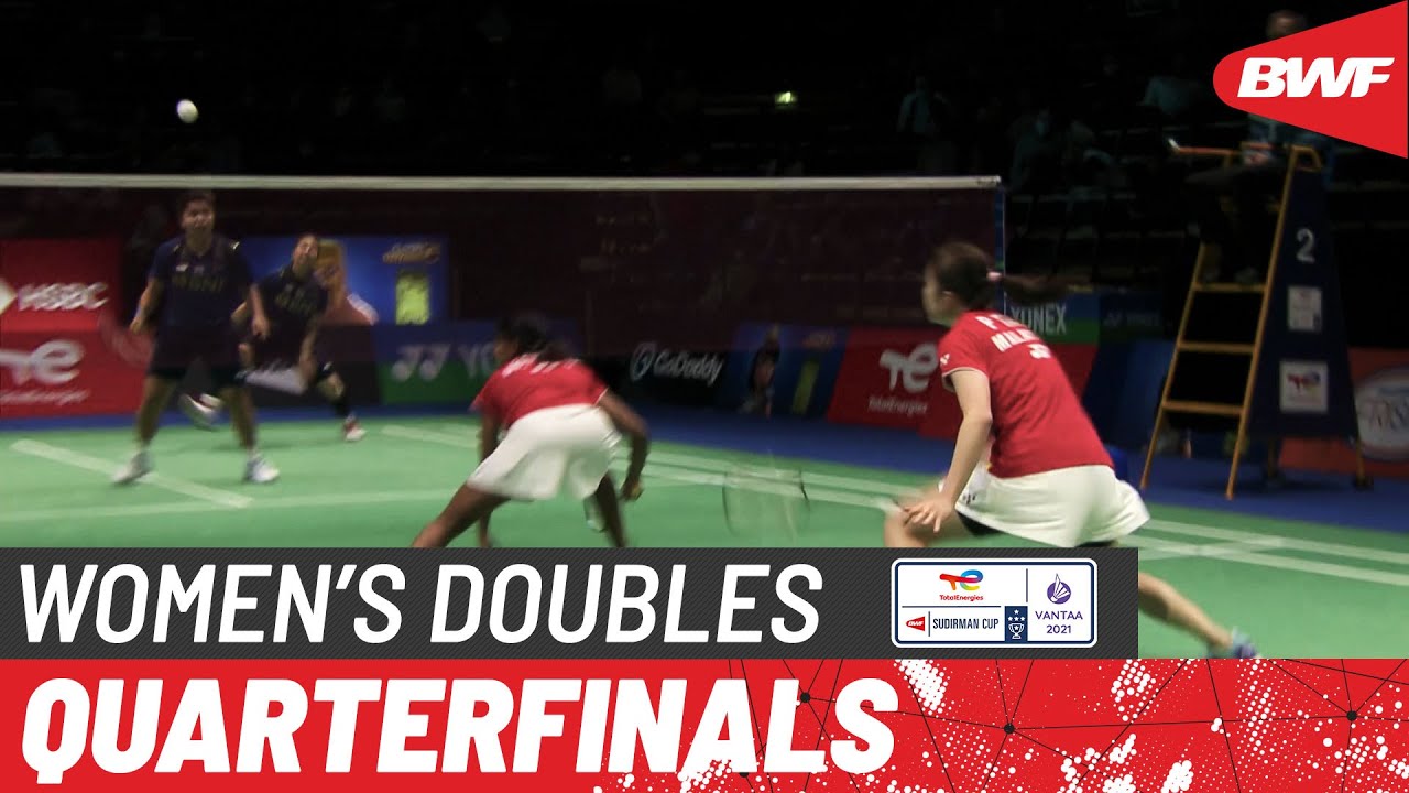 TotalEnergies BWF Sudirman Cup 2021 | Tan/Thinaah (MAS) vs Polii/Rahayu (INA) | QF