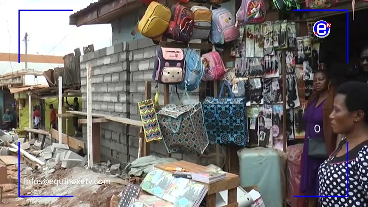 LITIGE FONCIER AU MARCHÉ EKOUNOU UNE VICTIME EN COLÈRE -  ÉQUINOXE TV