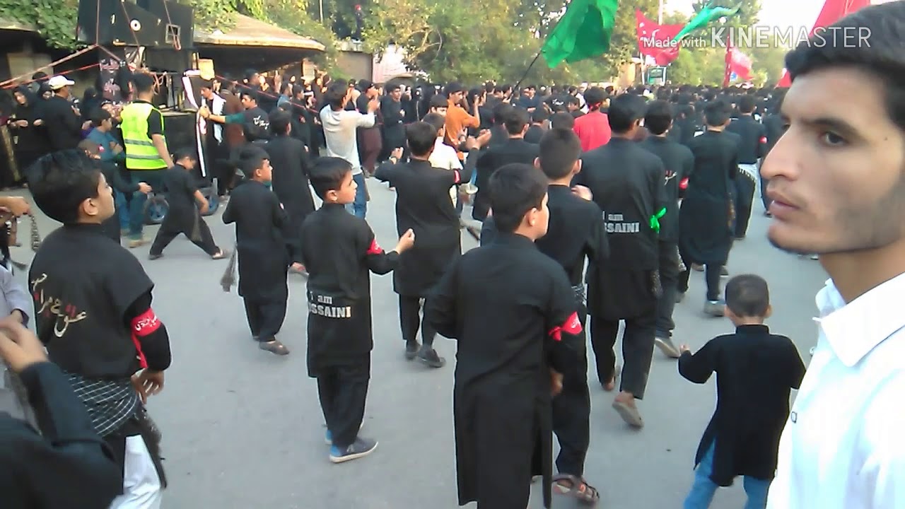 Dasta Saqqai e Sakina Para Chinar students Chehlum Juloos G\6-2 Islamabad