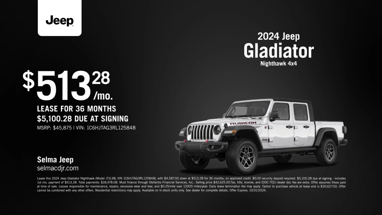 Jeep Gladiator 10/08/2024 4407029