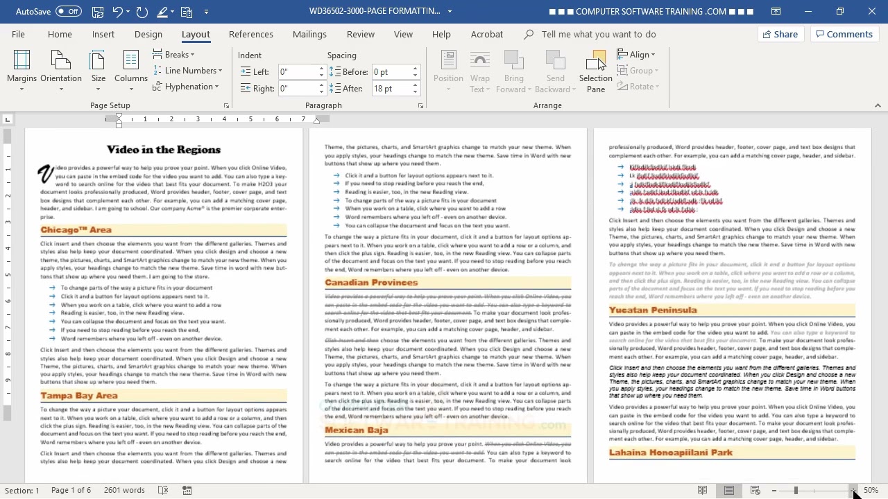 WD-01-22 — Page Formatting Objects: Visual Elements That Transform Your Layout