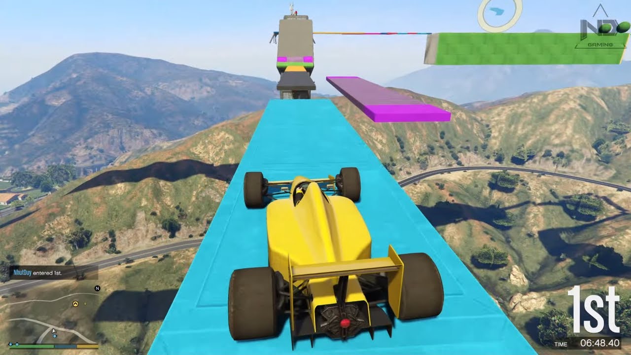 [LIVE] GTA 5 Online Carkour - Khi Xe F1 Chơi Parkour