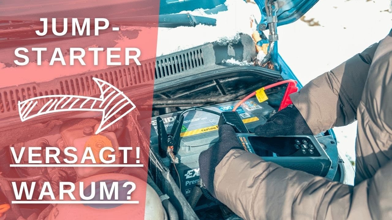 Starthilfe im Winter: Warum Jump Starter versagen und welche Lösung es gibt