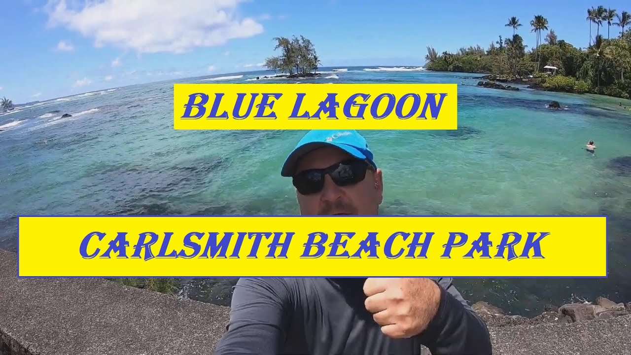 Blue Lagoon Beach Park -  Carlsmith Beach Park, Hilo Hawaii. Swimming, Snorkeling Day Trip.