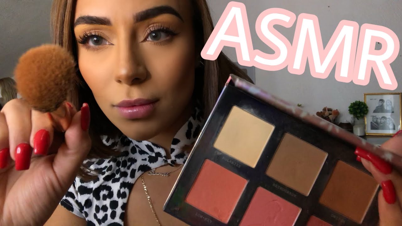 ASMR en ESPAÑOL MAQUILLÁNDOTE Y MAQUILLÁNDOME // SAMII HERRERA