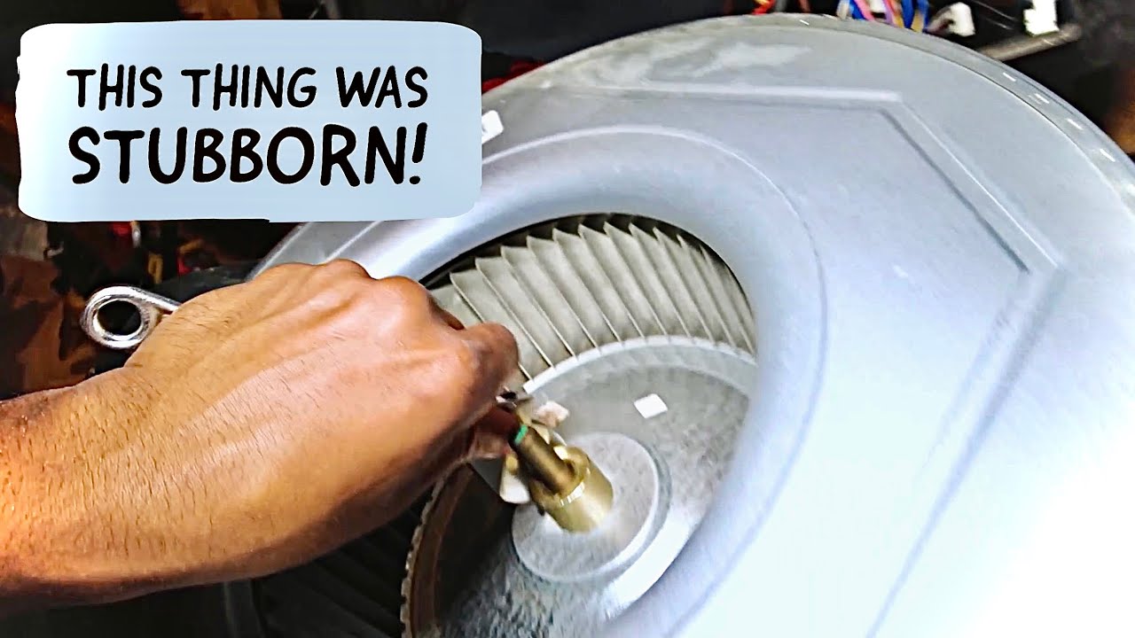 What a Failed ECM Motor Module Sounds Like | Replacing a Variable Speed Blower Motor