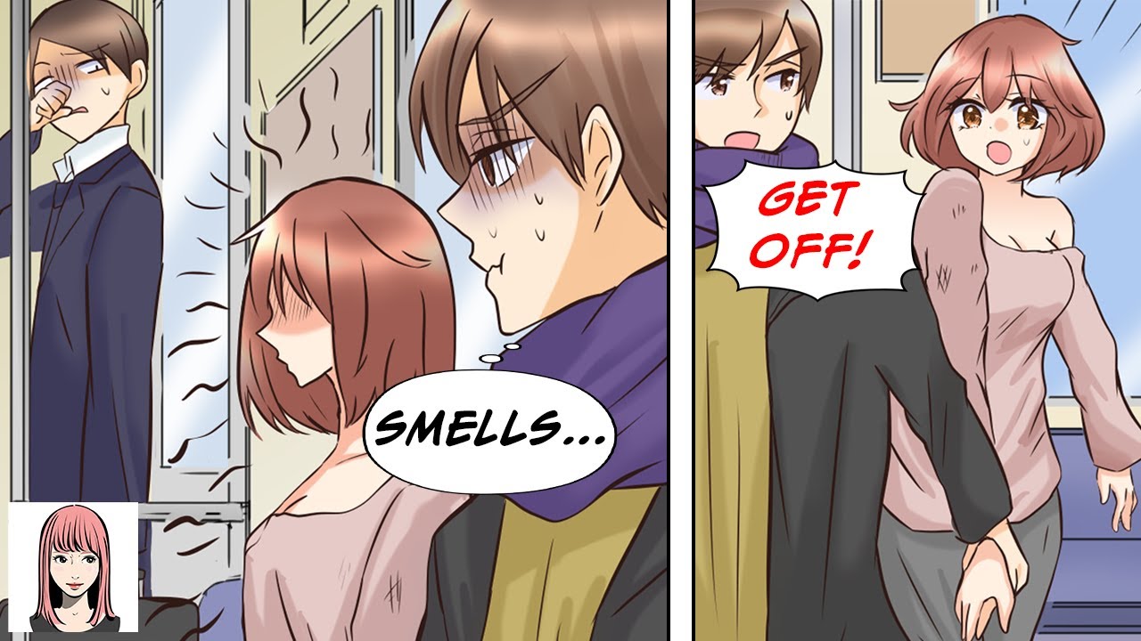 The smelly girl next to me on the train was my childhood friend, so I took her home. [Manga dub]
