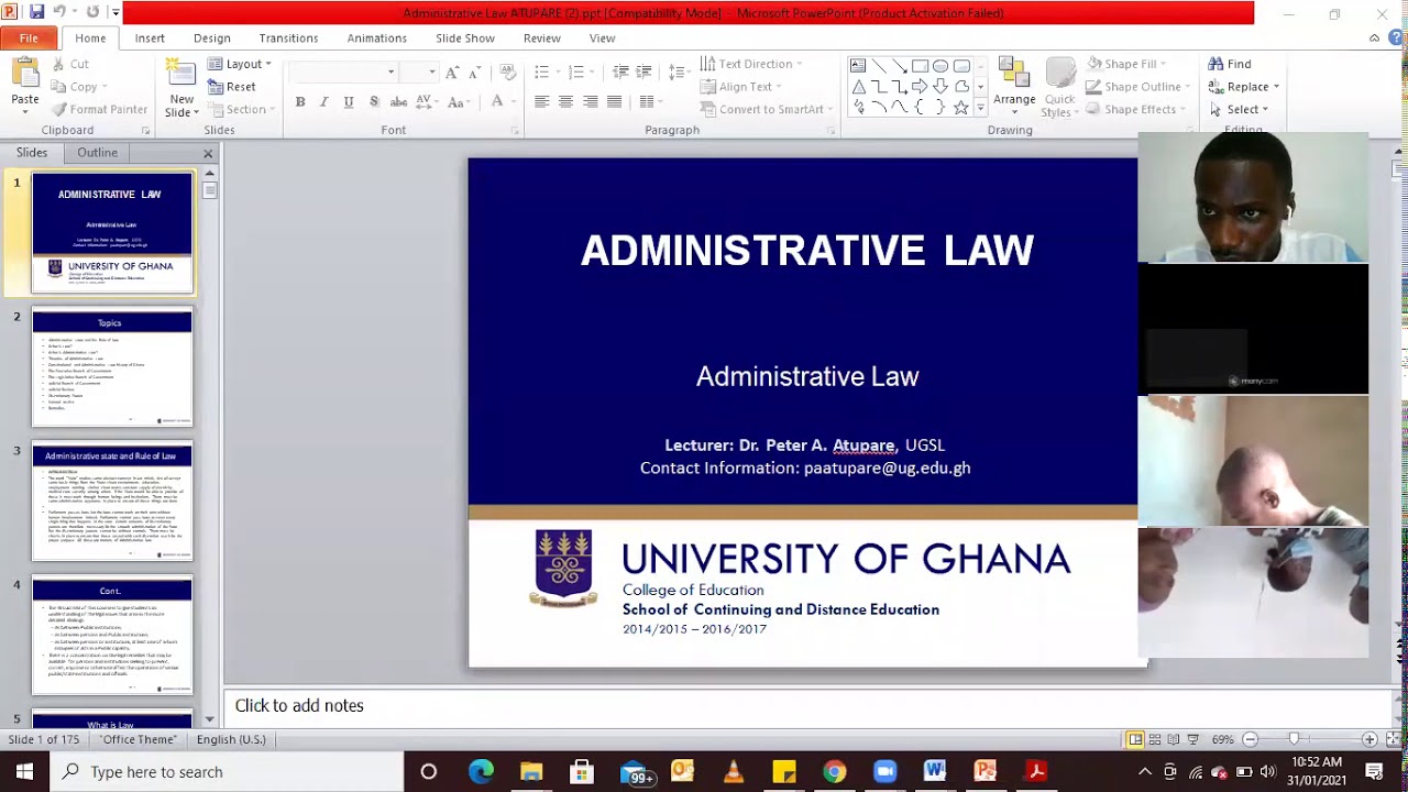 Case & Law II Administrative Law Tutorials II Session 1II Tutorials with Francis