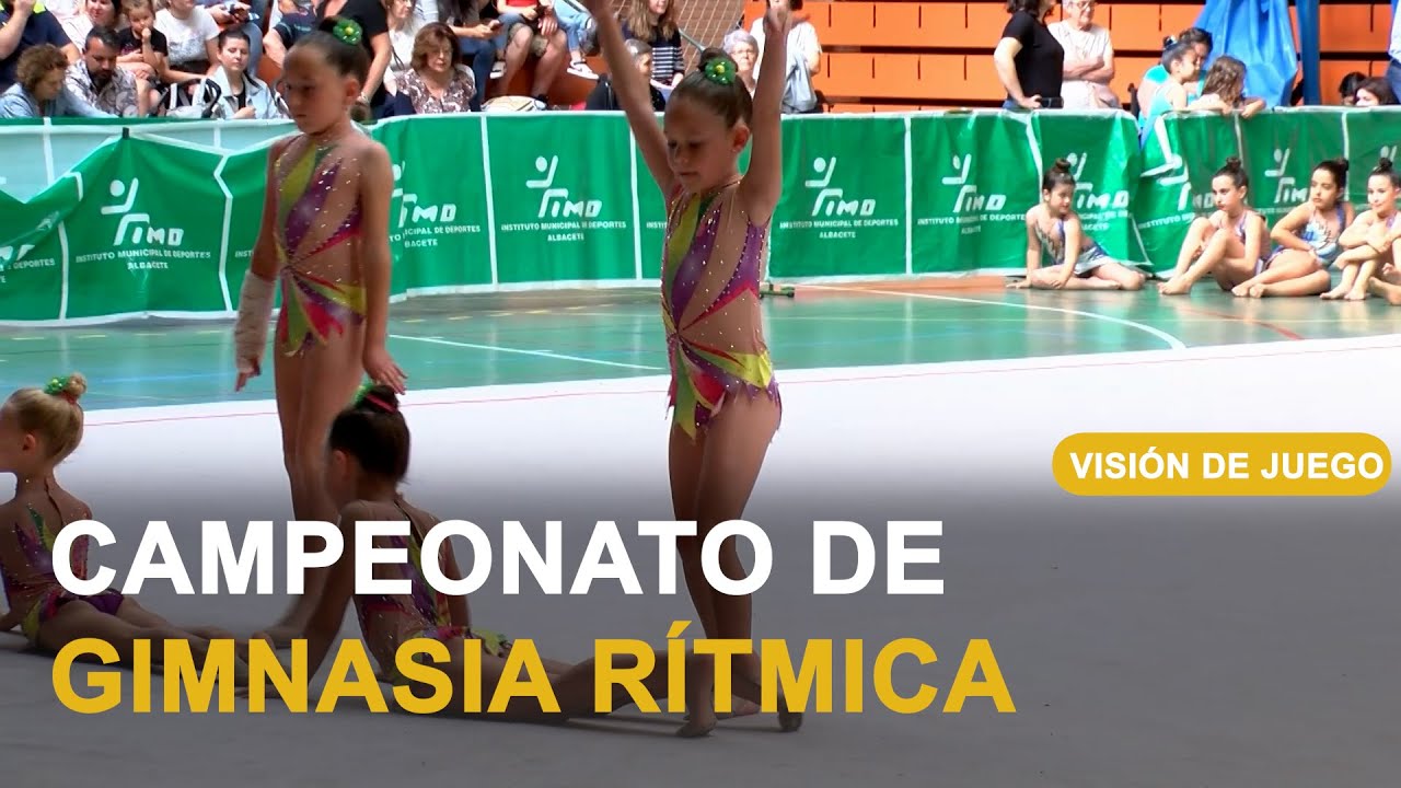 El pabellón de la feria acogió el Campeonato de Gimnasia Rítmica en edad escolar