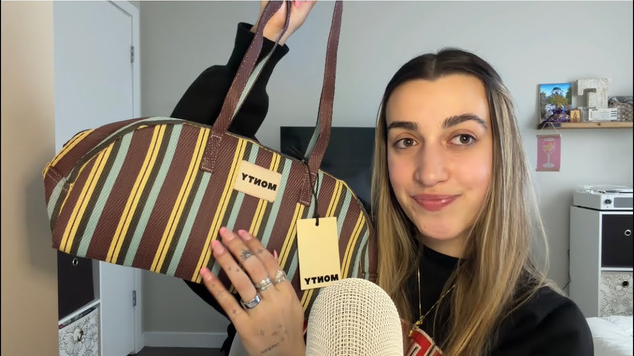 ASMR showing you my new bag from bags by monty!