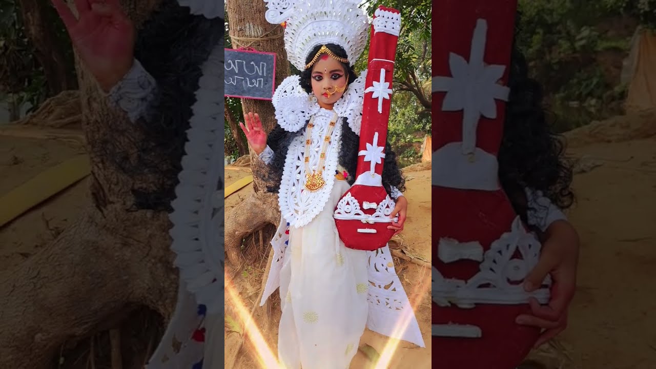 মা সরস্বতীর গল্প। Maa saraswati story। #foryou #foryoupage #saraswati #saraswatipuja