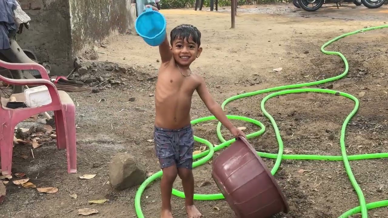 ये भाई भिजवू नको 🤣💞 #kiyanvlogs