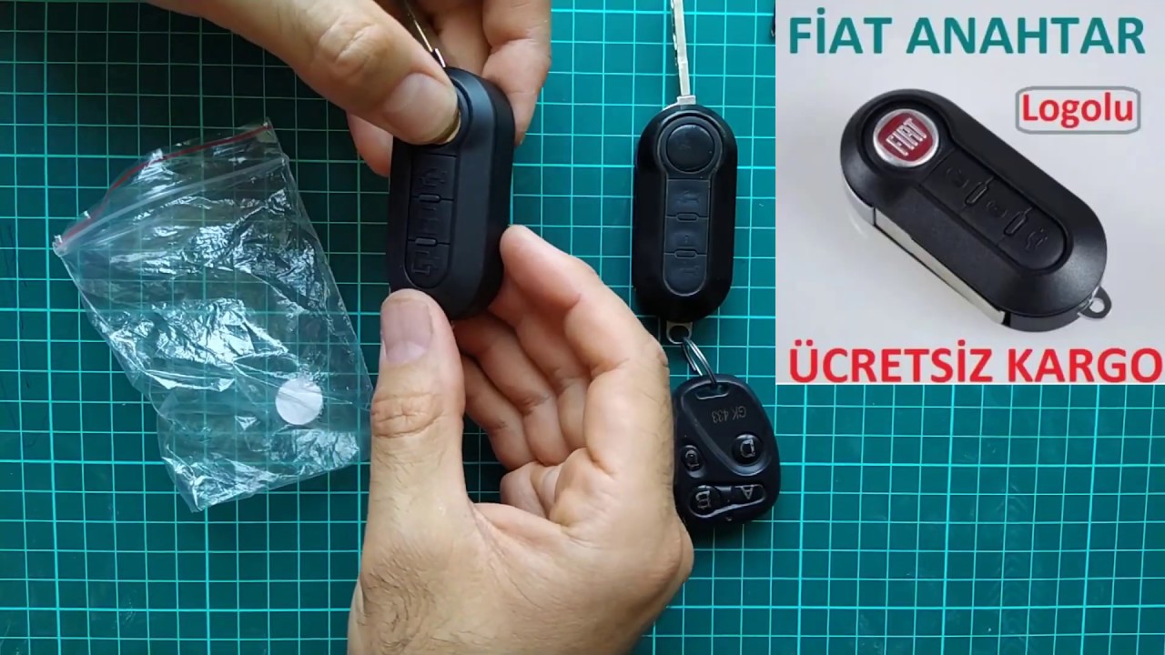 Fiat Anahtar Değişimi Pil Değişimi Anahtar Kabı Değişimi Anahtar Yenileme Ducato Doblo